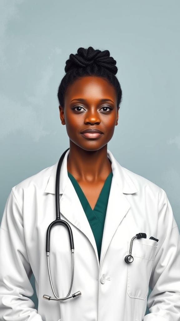 Celebrating a Black Female Doctor at Médecins Sans Frontière...