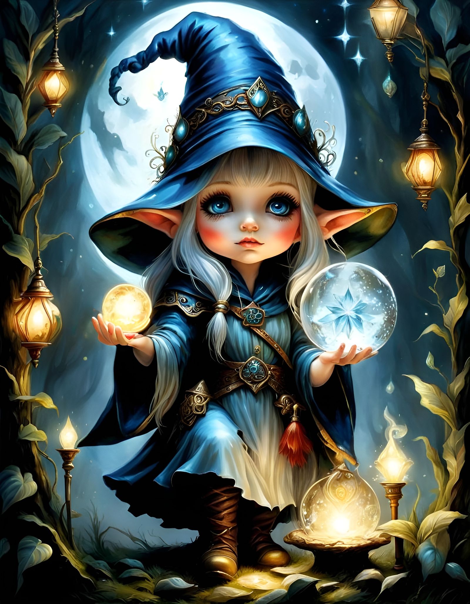 Beautiful Little Gnome Mage Girl