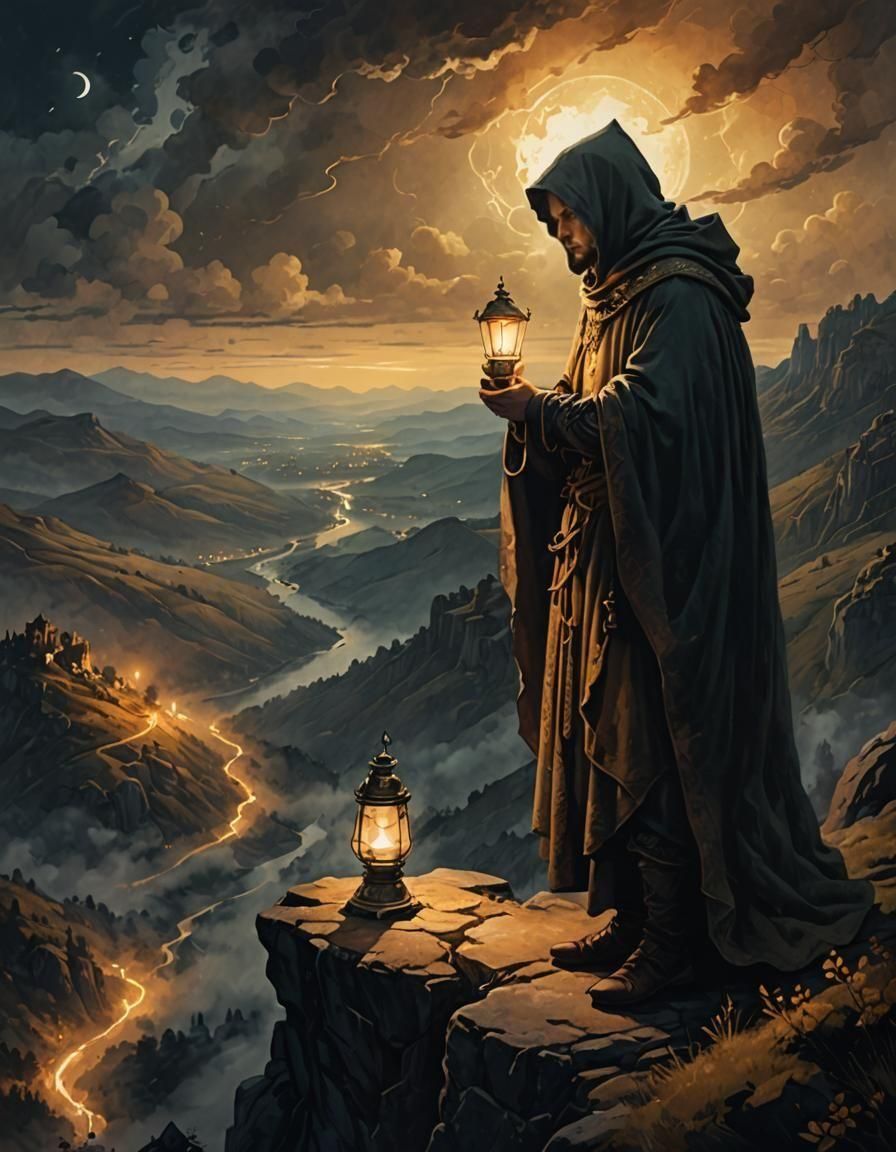 The Hermit on the Craggy Cliff