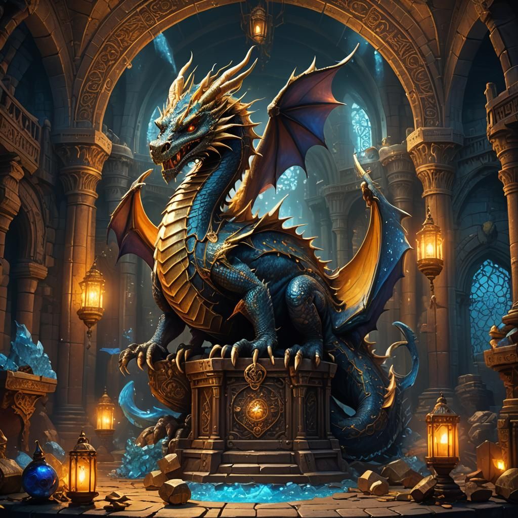 Dragon's Lair: A Fantasy Concept Art Masterpiece