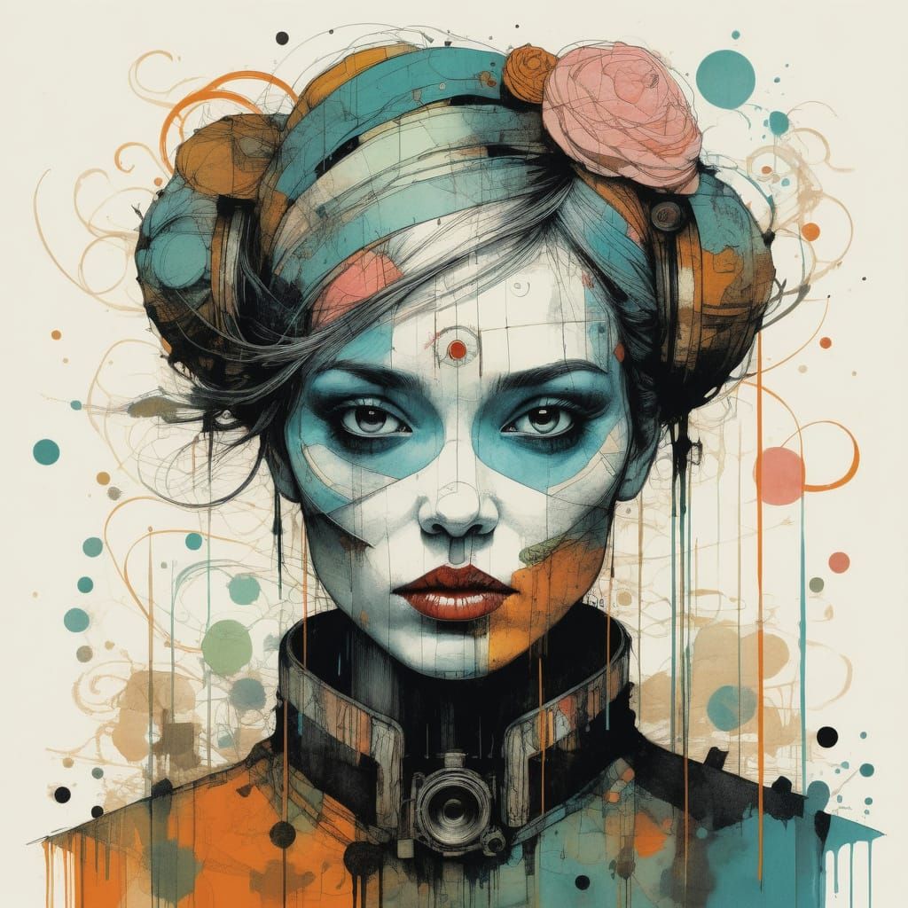 Psychoactive Candy World with Twisted Pastel Girl