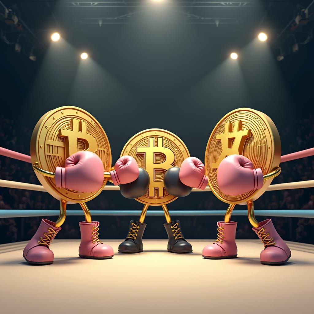 Gold Coins Face Off in Boxing Ring