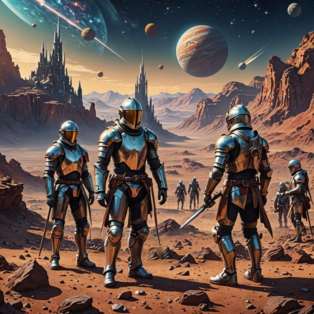 Knights Discover a New Planet in Space