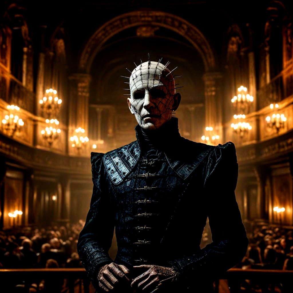 Pinhead Conducts a Macabre Orchestra in Gothic Opera House