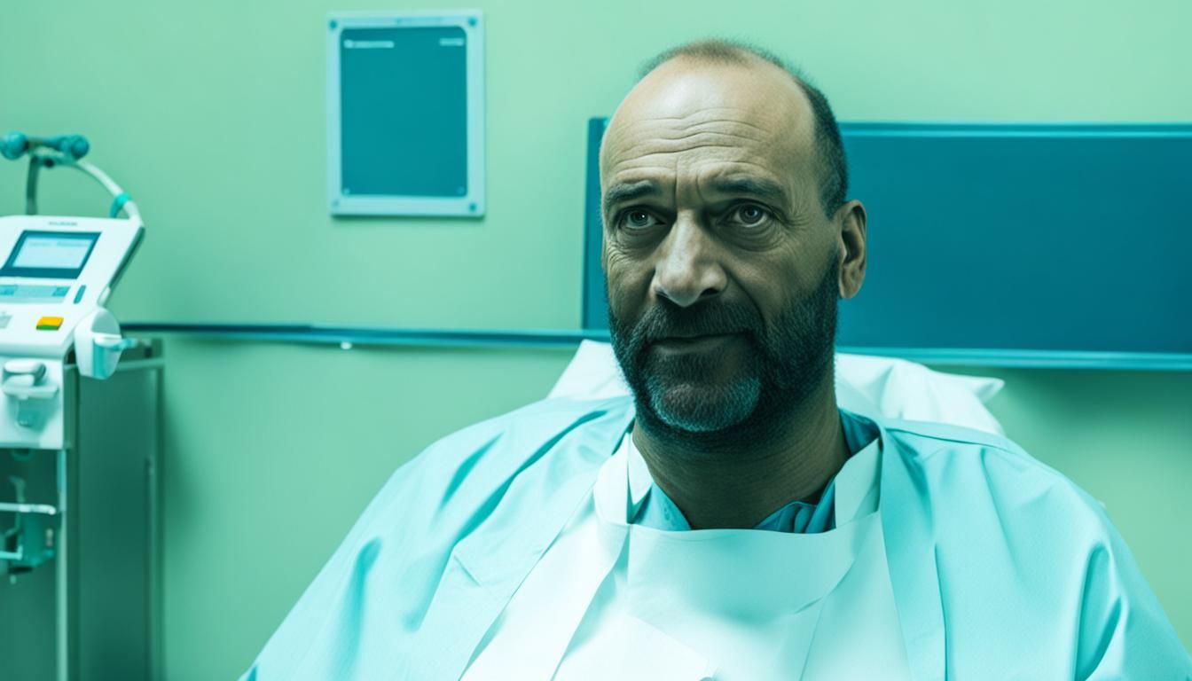 Man in Hospital Setting