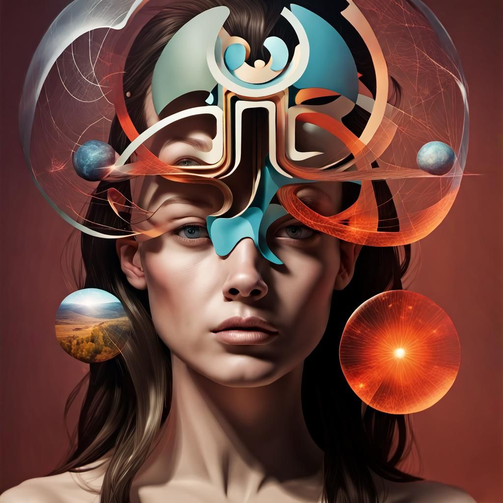 Transformative Perspective: A Vibrant World Reflected