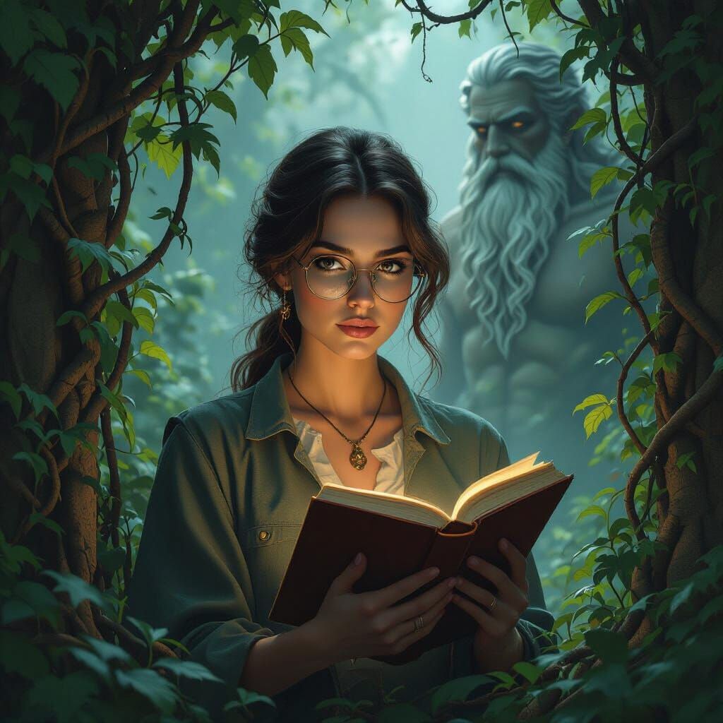 Goddess of Knowledge in Unwelcoming Nature