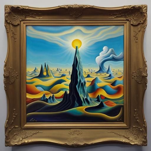 Surreal Light and Shadow in Melting Oil