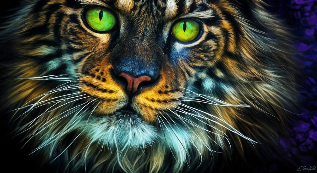 Expressive Adventurous Character in Crystalline Style