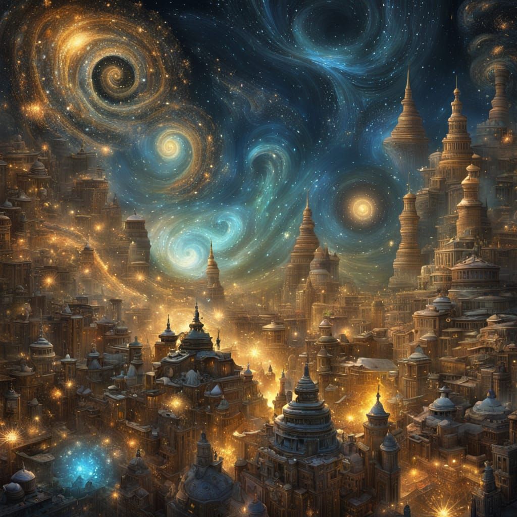 Stardust City Ascends as Floating Island