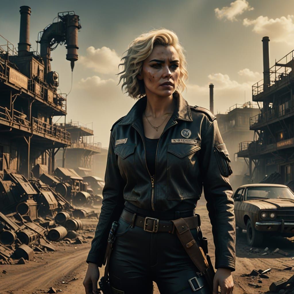 Fallout Post-Apocalyptic Marylin in Cinematic Dust