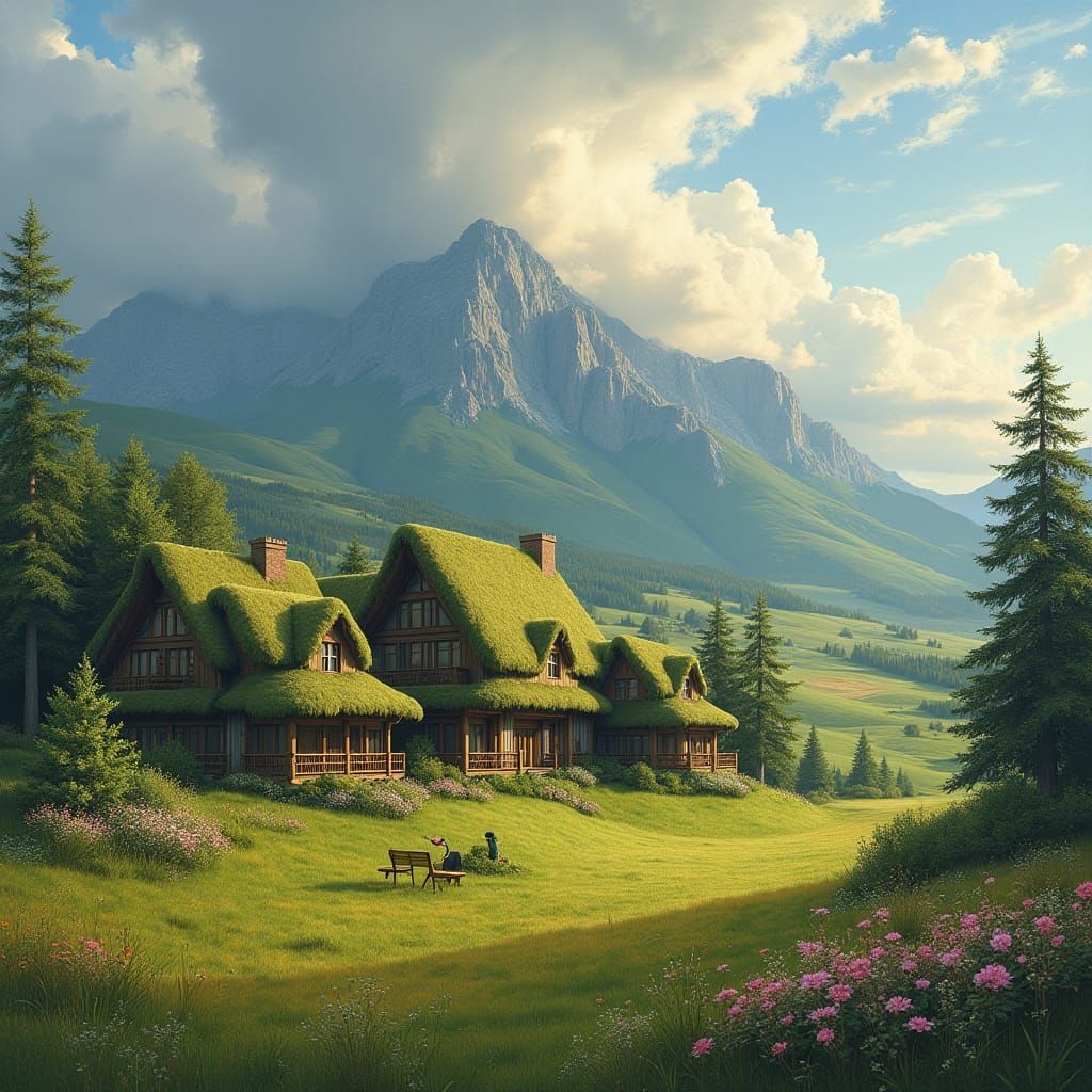 Idyllic Countryside Hotel in Impressionist Style