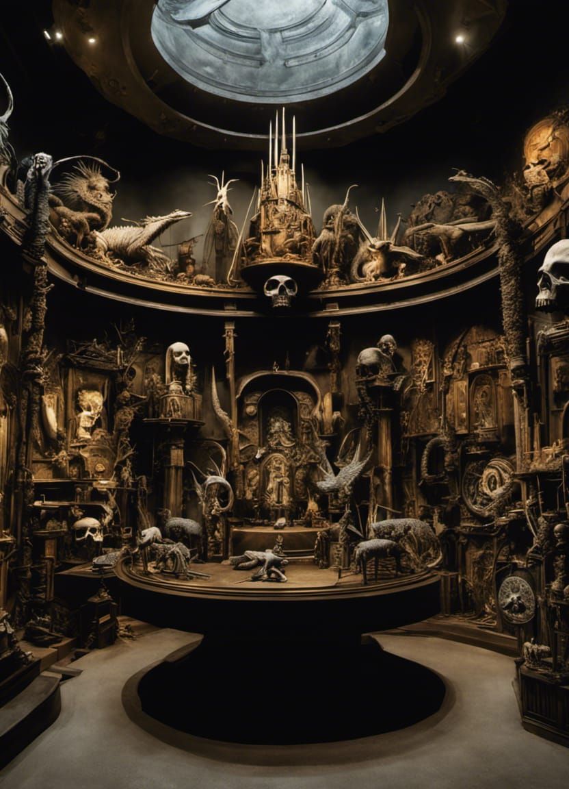 Cryptid Taxidermy Museum Entrance in Apocalyptic Wonderland