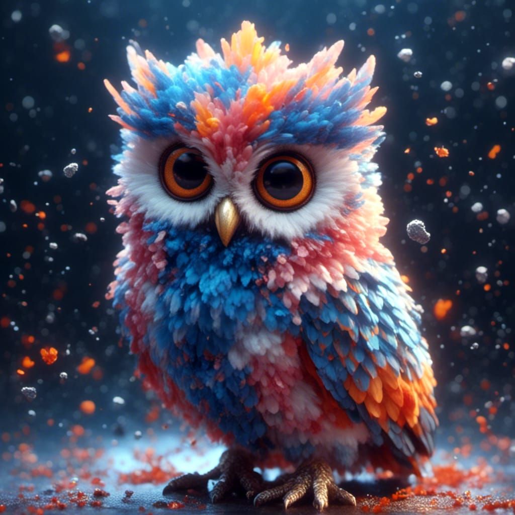 Anime Cloud Chick in Japanese Manga Style