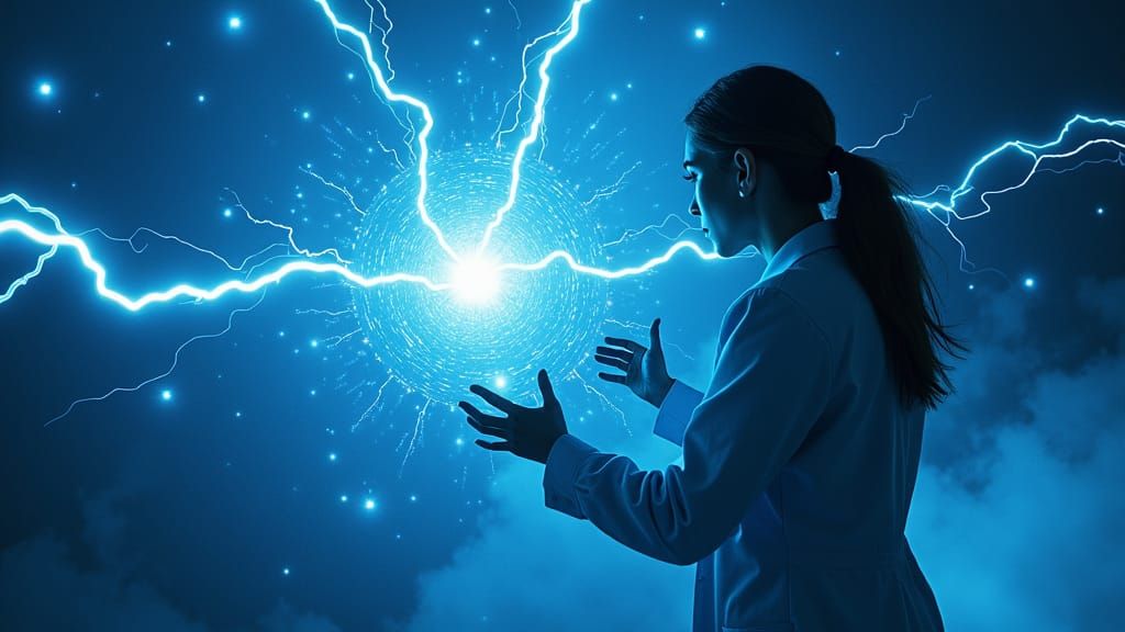 Astrophysicist's Interdimensional Discovery: Sci-Fi Book Cov...