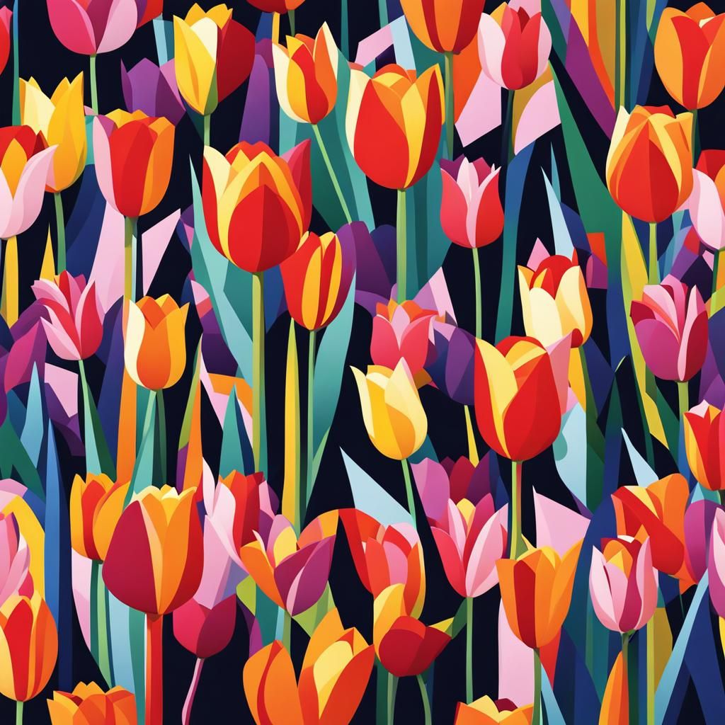 King's Day Celebration: A Cubist Party in Amsterdam