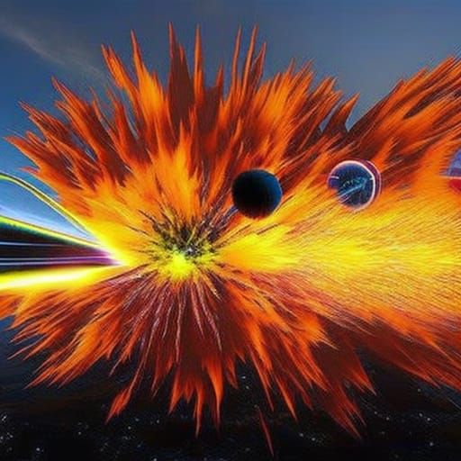 Faraday Cage Blocks Solar Flare: Hyperrealistic Rendering