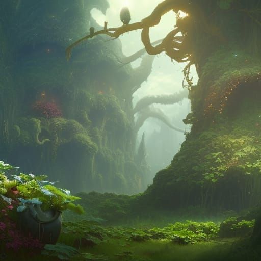 Plantera: Dark Fantasy Art in 8k Resolution