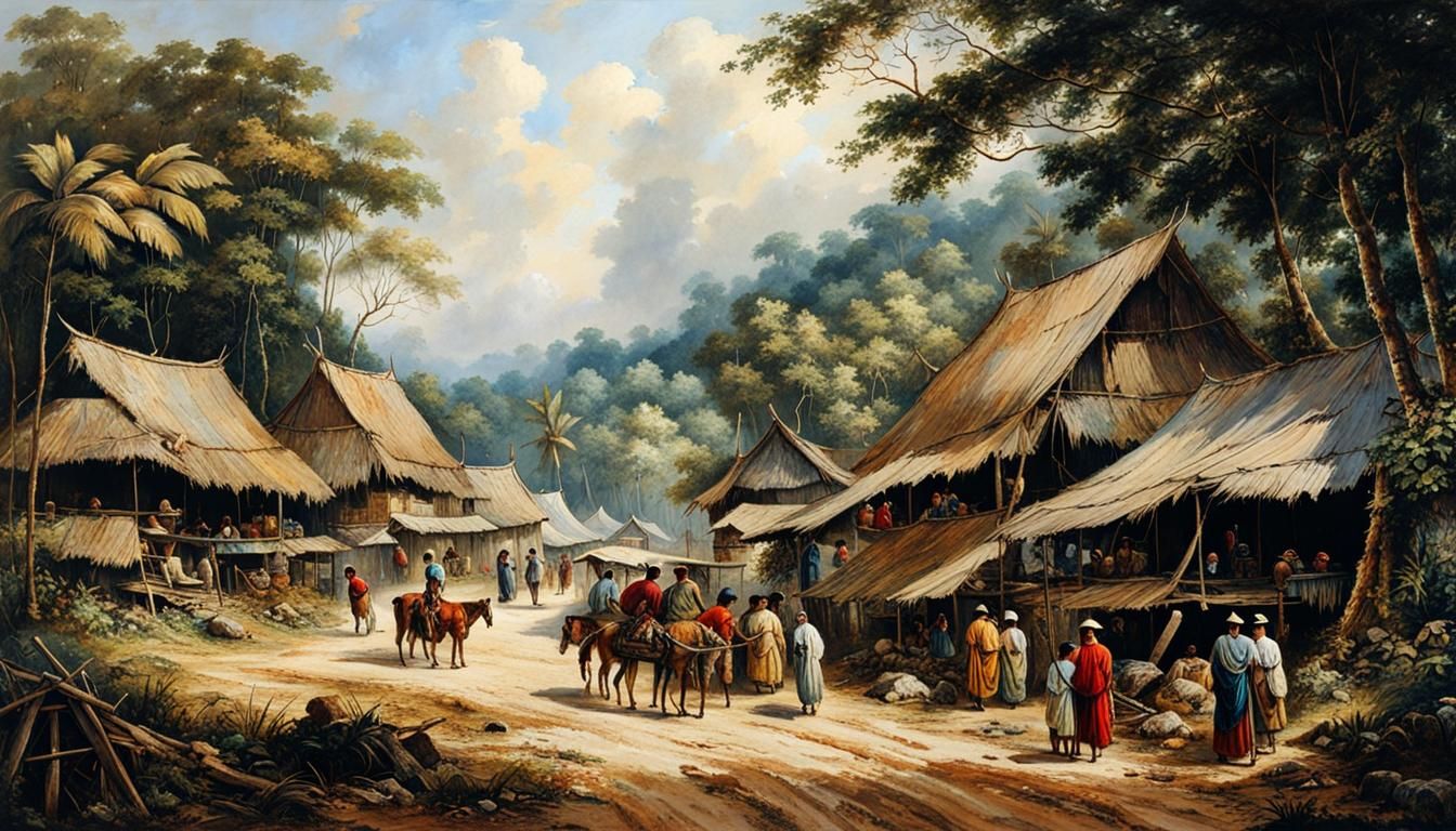 Village in Ulu Temburong National Park - Brunei