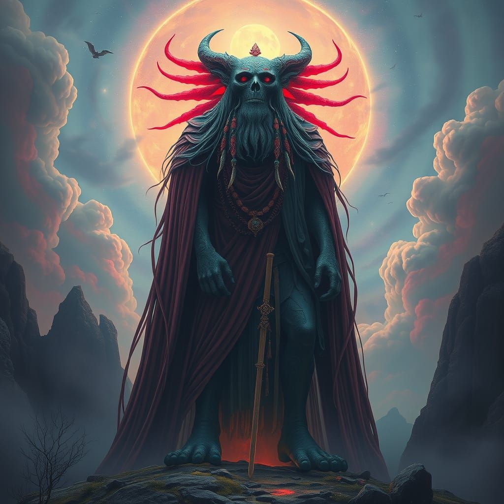 Mystical Kalashtar: Dreamlike Surrealism Inspired by Beksińs...