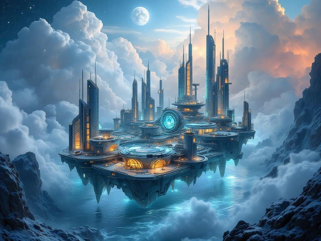 Miniature Concept Arcane Arcology Archipelago