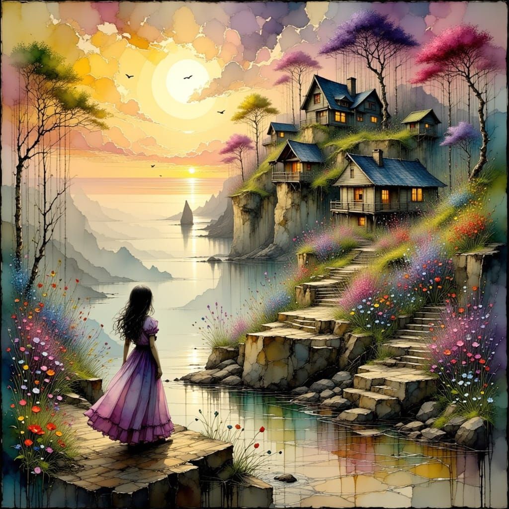 AI-Generated Image Influenced by LoRA Models