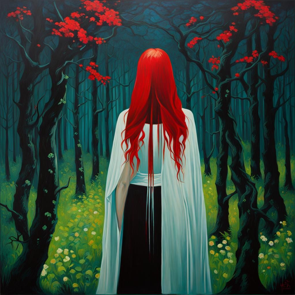 Eldritch Forest Painting