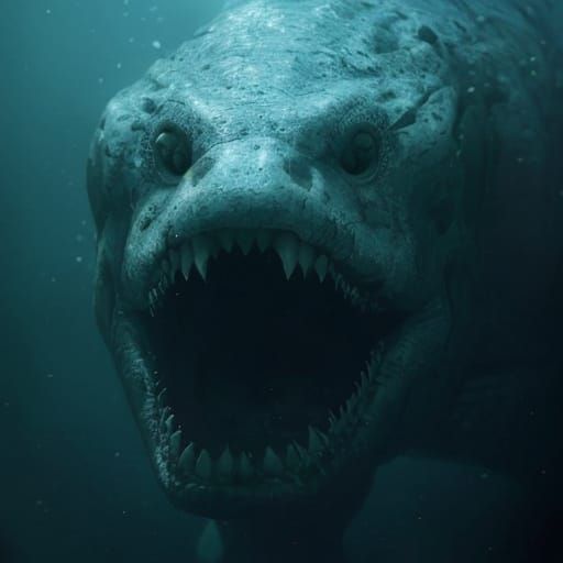 Surreal Moray Eel Encounter