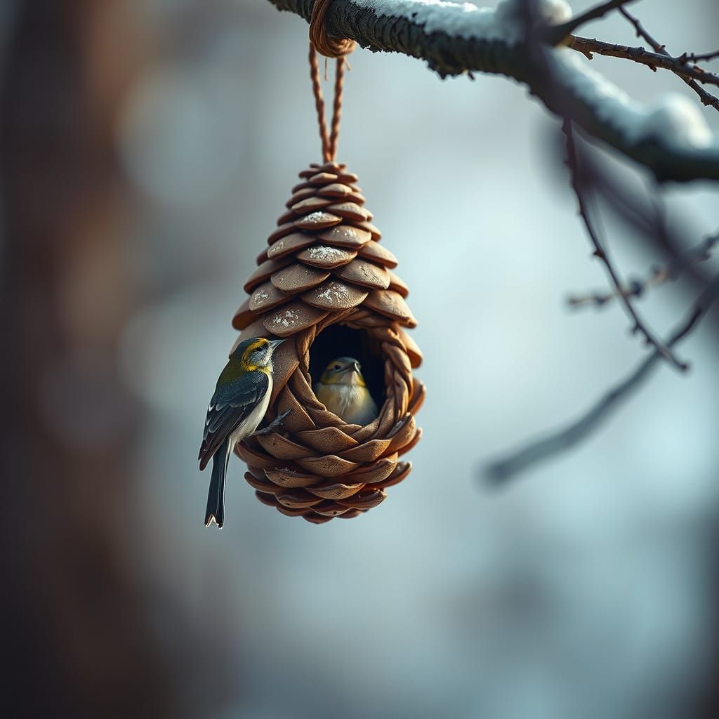 Pinecone Birdhouse