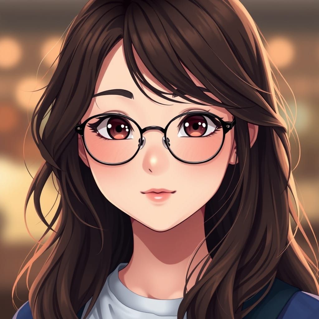 Anime-Inspired Teen Girl Portrait in Vibrant 3D Art Style