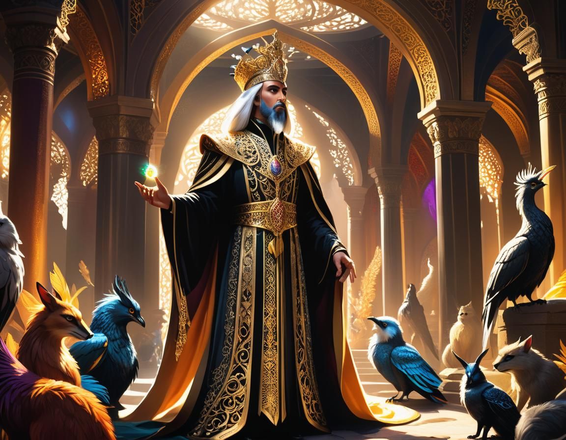 Regal Vizier in Mystical Menagerie, Concept Art