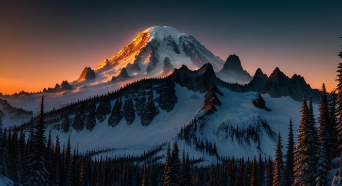 Mount Rainier Sunset: Cinematic National Park Photography