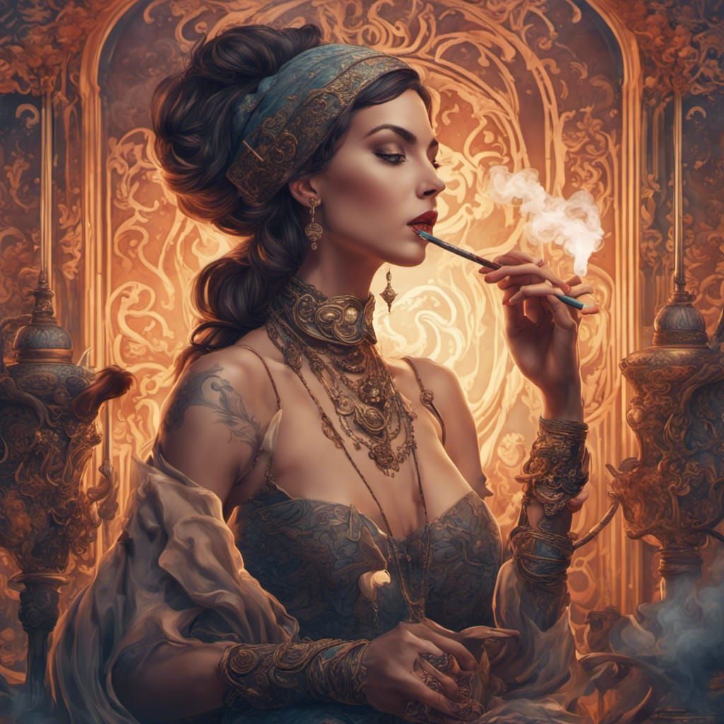 Woman Smoking