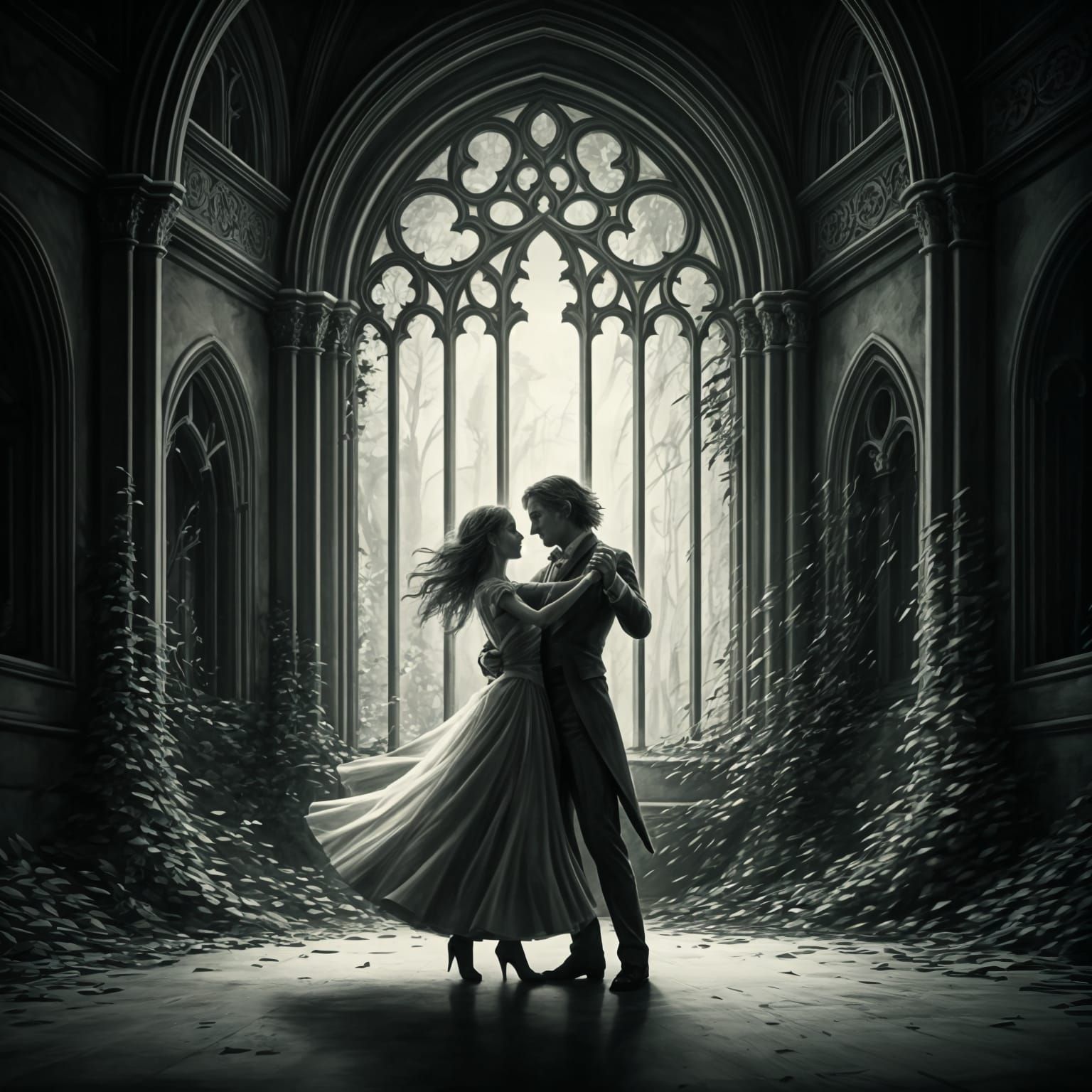 Haunted Mansion Ballroom Ghosts Dance