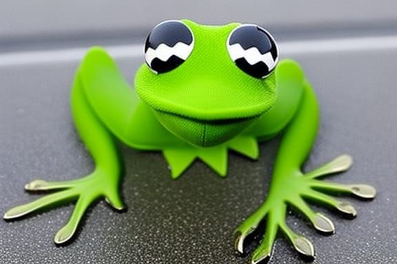 Pensive Frog in Rain: A Lonely Day