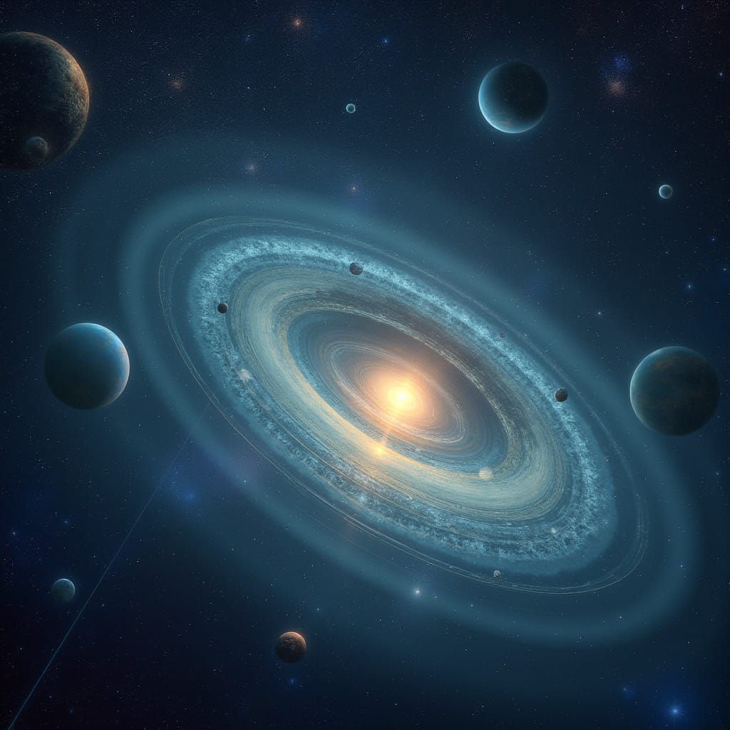 Celestial Ocean Universe in Crystal Harmony