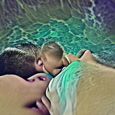 Abstract Interwoven Lines in a Futuristic Style