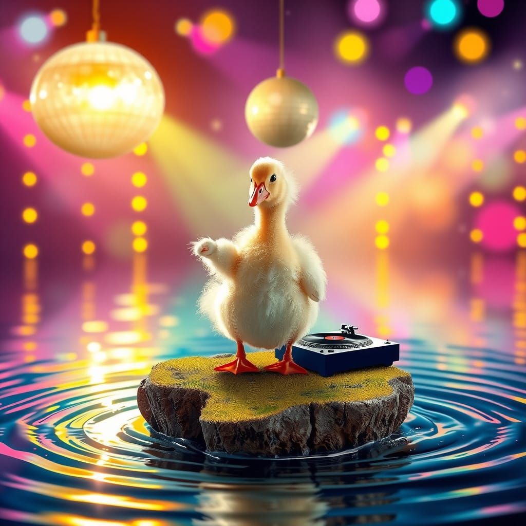 Dancing Duckling Disco on Tiny Island