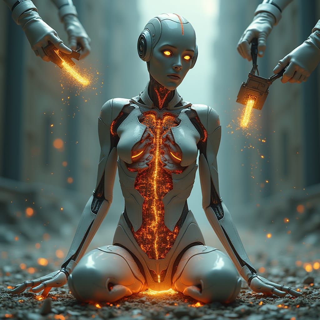 Cybernetic Goddess in Shattered Memories