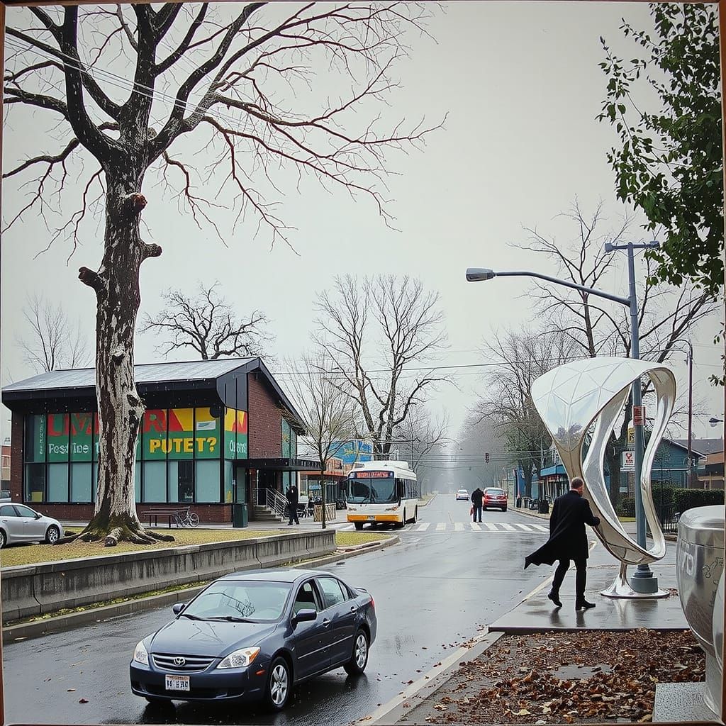 Hyperrealistic Sculpture With Dynamic Lighting