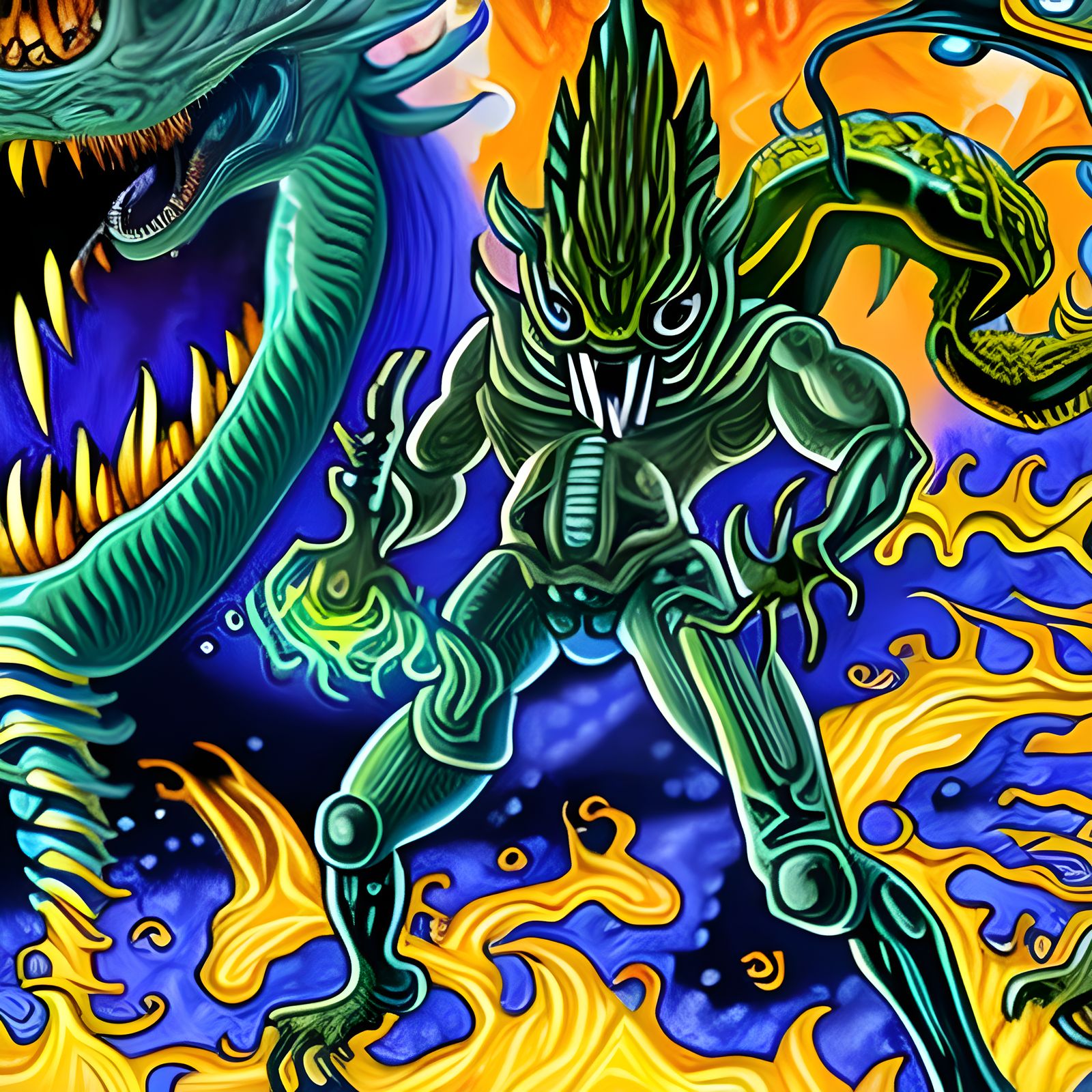 Electric Cobra Heavy Metal Album Art