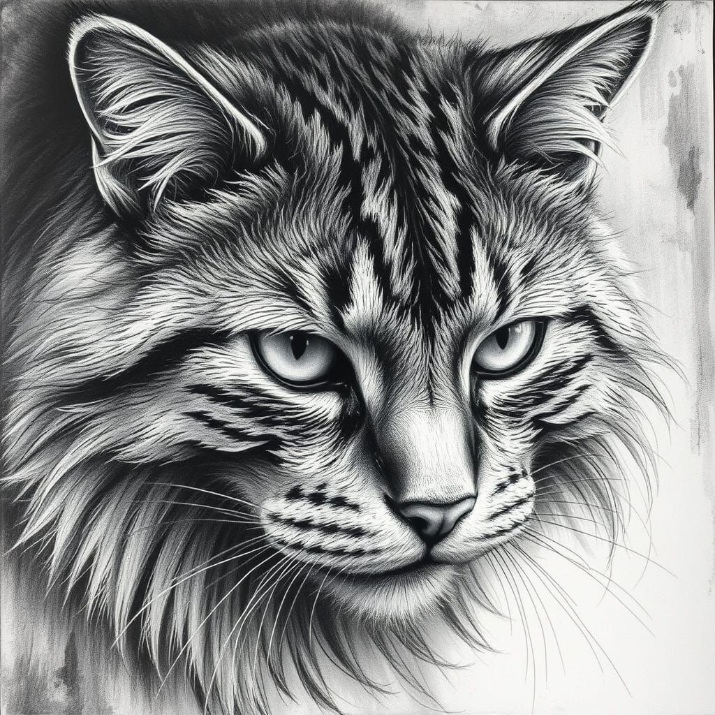 Whimsical Cat in a Top Hat