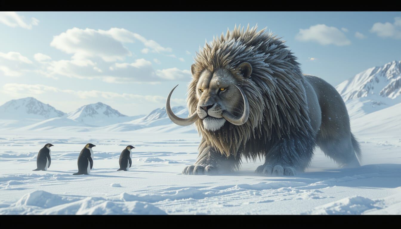 Hyperrealistic Animal Portrait in Dramatic Cinematic Style