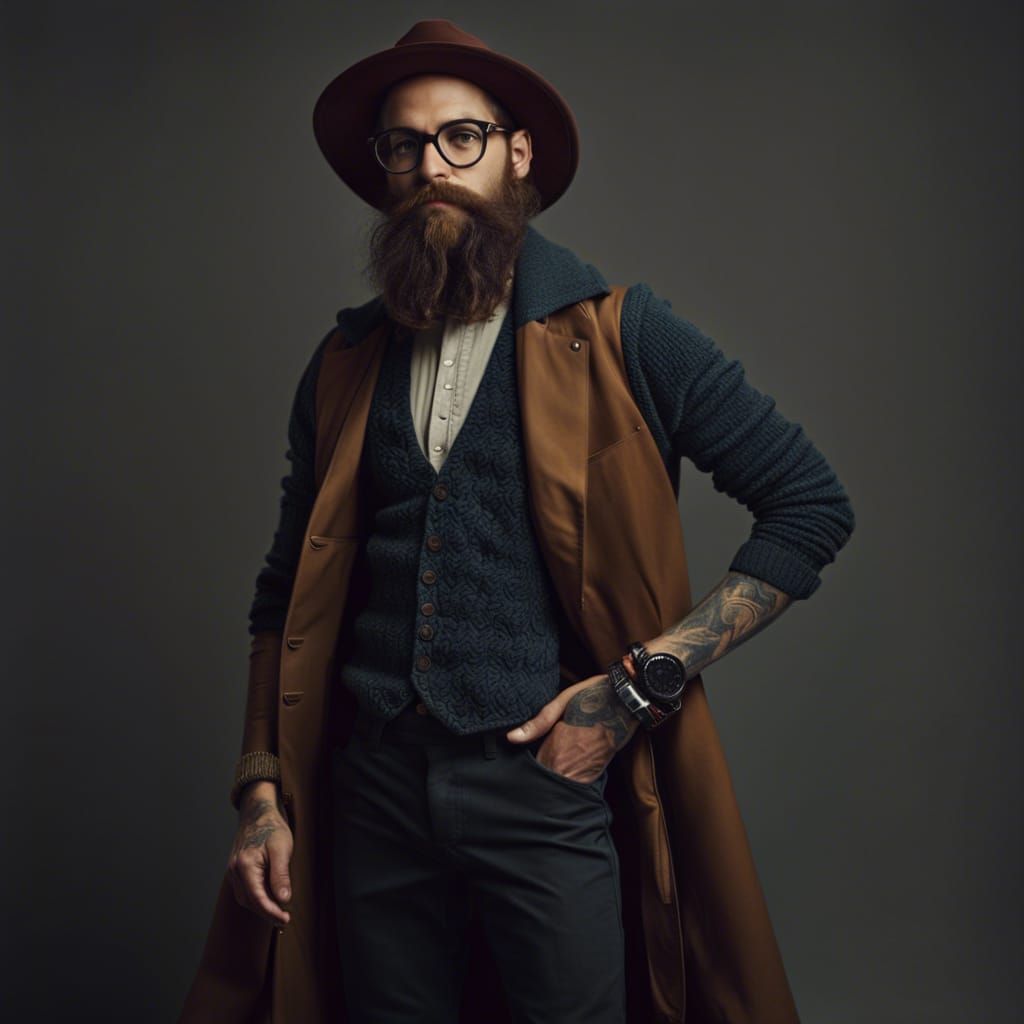 Hipster Portrait, Full Length