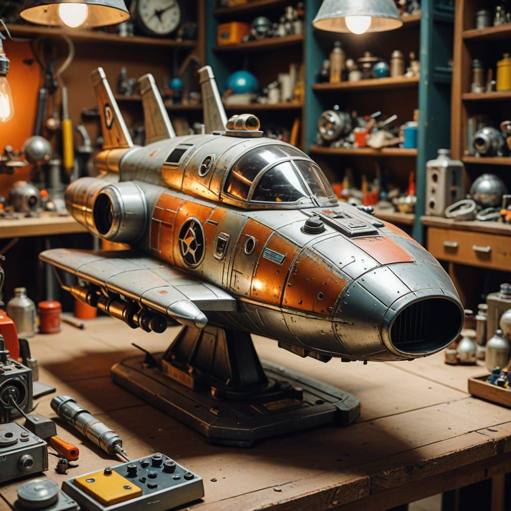 Restoring a 1960s GEMINI X-5 Space Ship: Retro Futurism