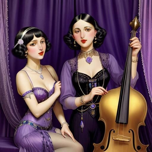 Glamorous Art Deco Party in 1920s Vienna