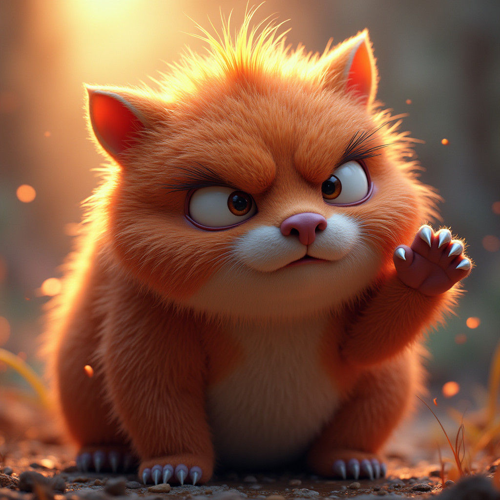 Furious 3D Labubu Concept Art