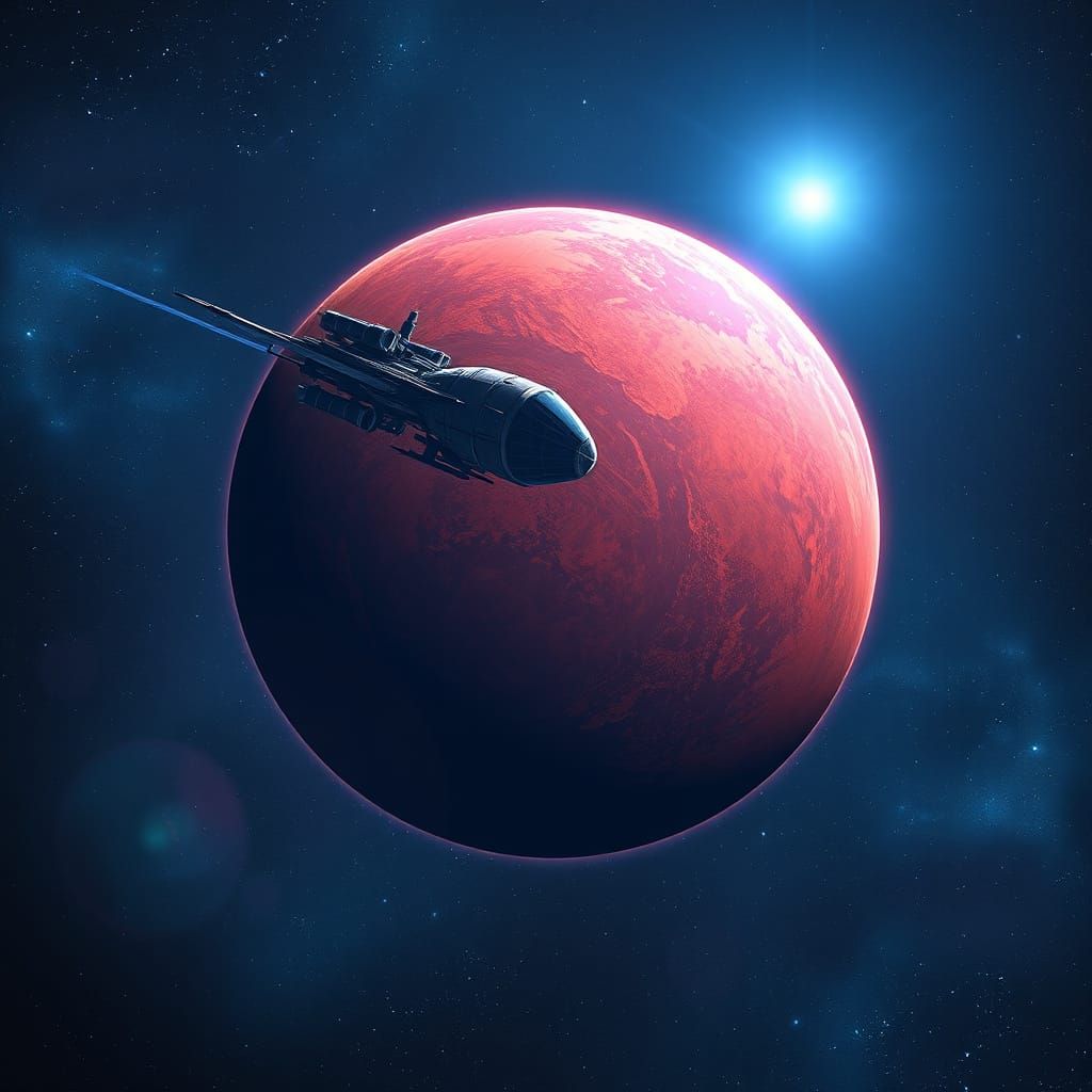 Cosmic Space Probe Captures Breathtaking View of Distant Pla...