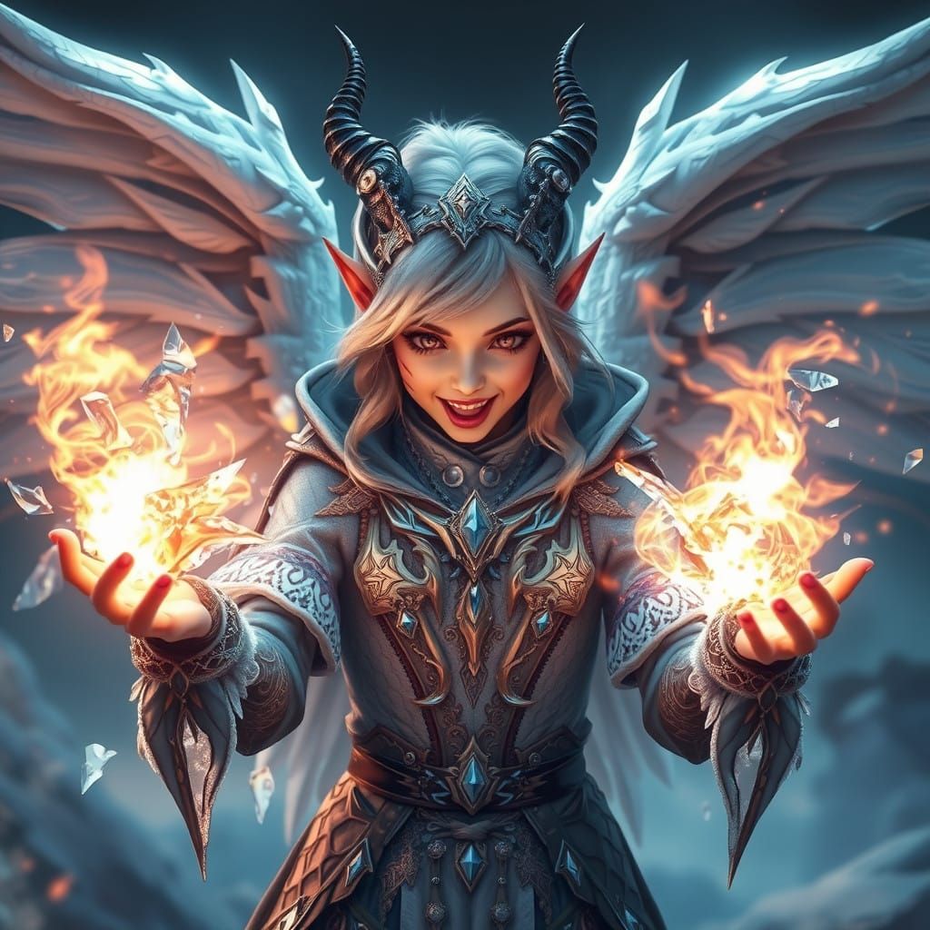 Mystical Teenage Warrior Unleashes Magical Fury