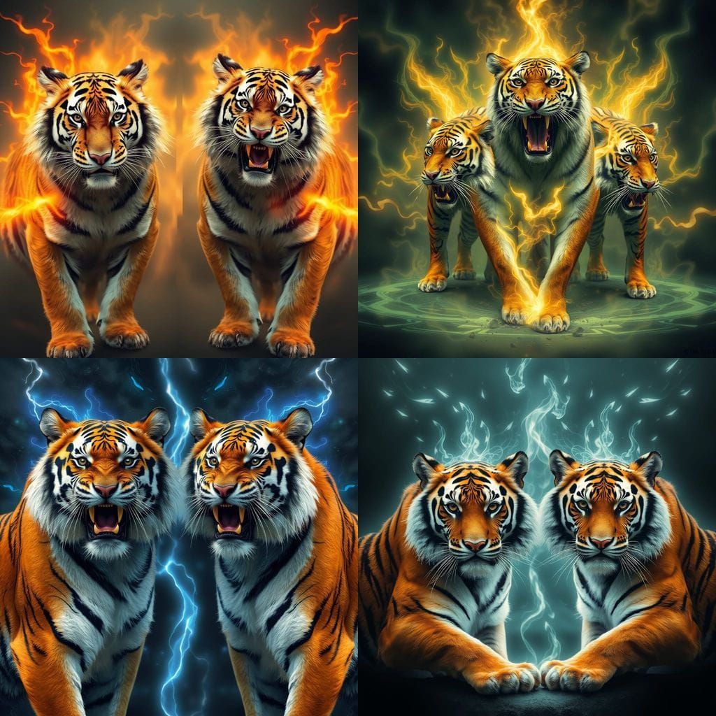 Identical Tigers with Bilocation Powers